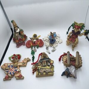 Vintage WWW Monkey Handmade Ornaments Numbered